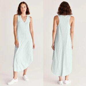 NWT Z Supply The Reverie Slub Dress Skylight Casual Coastal.    13